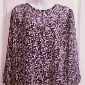 Old Navy Black Long Sleeve Shirt w/white stars.